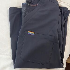 FIGS Pride Edition Gray Catarina Top